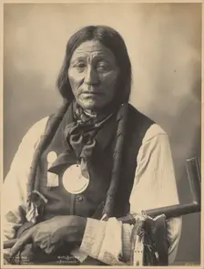 White Buffalo, of the Arapaho People, 1898. Creators: Adolph F. Muhr, Frank A. Rinehart