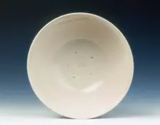 White glazed stem bowl, late Jin-early Yuan dynasty, China, 13th century. Creator: Unknown