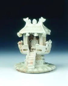White glazed shrine, Northern Song dynasty, China, 11th century. Creator: Unknown