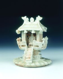 White glazed shrine, Northern Song dynasty, China, 11th century. Creator: Unknown