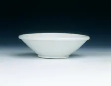 White Ding bi-foot bowl, Tang dynasty, China, 9th century. Creator: Unknown