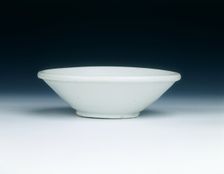 White Ding bi-foot bowl, Tang dynasty, China, 9th century. Creator: Unknown