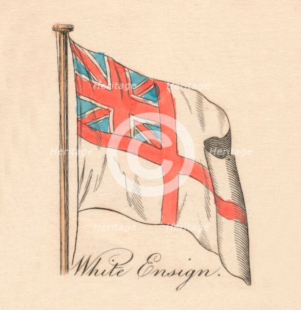 'White Ensign', 1838. Artist: Unknown.