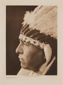 White Elk, Oto, 1927. Creator: Edward Sheriff Curtis