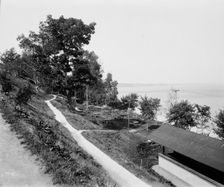 White Fish [sic] Bay from terrace, between 1880 and 1899. Creator: Unknown
