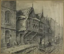 White Friars, Chester, 1831. Creator: George Sidney Shepherd