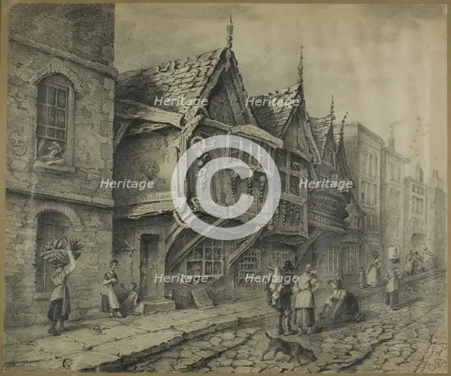 White Friars, Chester, 1831. Creator: George Sidney Shepherd.
