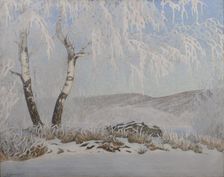 White Frost in Sunshine, 1903. Creator: Gustaf Fjaestad