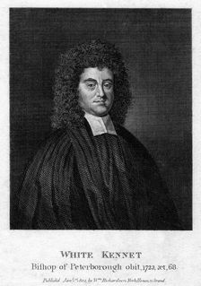 White Kennet (1660-1728), historian and Bishop of Peterborough, 1803