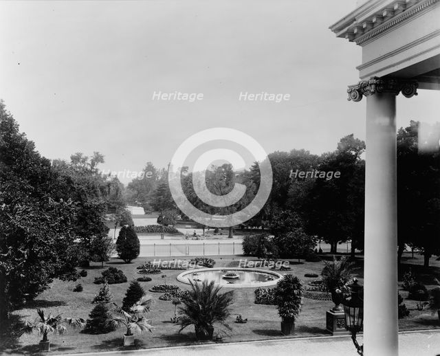White House, 1600 Pennsylvania Avenue, Washington, D.C., 1897, printed later. Creator: Frances Benjamin Johnston.