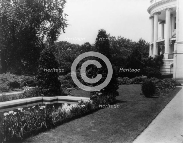 White House, 1600 Pennsylvania Avenue, Washington, D.C., 1921. Creator: Frances Benjamin Johnston.
