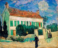 White House at Night 1890. Artist: Vincent van Gogh