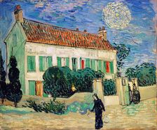White House at Night 1890. Artist: Vincent van Gogh