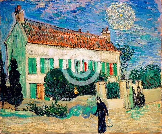 'White House at Night', 1890.  Artist: Vincent van Gogh