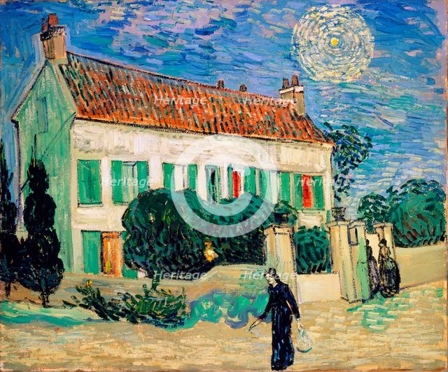 'White House at Night', 1890.  Artist: Vincent van Gogh