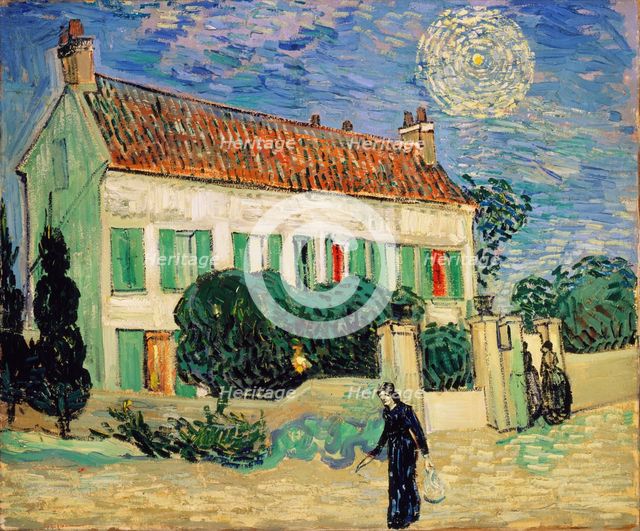 White House at Night, 1890. Creator: Vincent van Gogh.