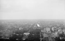 White House from the Washington Monument, Washington, D.C., between 1900 and 1920. Creator: Unknown