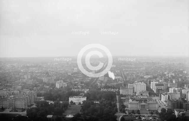 White House from the Washington Monument, Washington, D.C., between 1900 and 1920. Creator: Unknown.