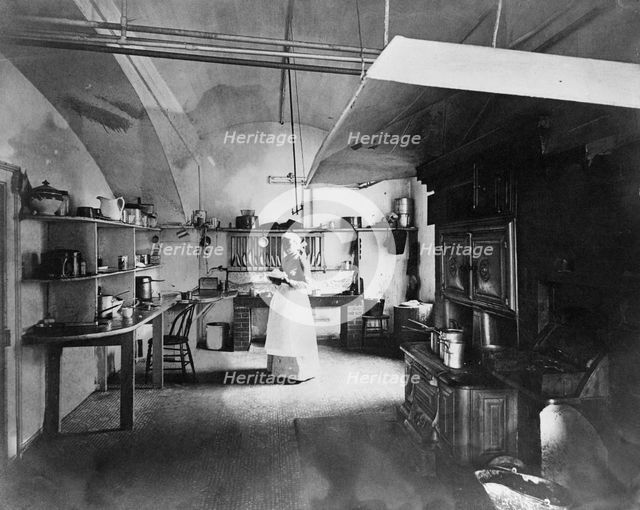 White House kitchen, between c1891 and 1893. Creator: Frances Benjamin Johnston.