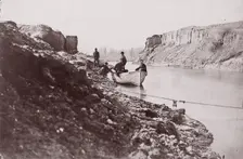 White House Landing, Pamunkey River, 1861-65. Creator: Tim O'Sullivan