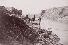 White House Landing, Pamunkey River, 1861-65. Creator: Tim O'Sullivan