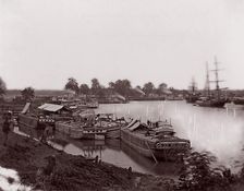 White House Landing, Pamunkey River, 1861-65. Creator: Tim O'Sullivan