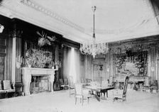 White House State Dining Room, between 1889 and 1906. Creator: Frances Benjamin Johnston