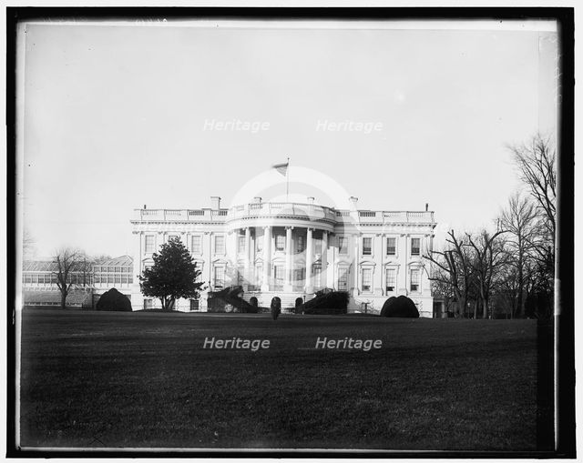 White House, Washington, D.C., between 1880 and 1897. Creator: William H. Jackson.