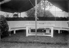 White House - Tent in Rose Garden, 1914. Creator: Harris & Ewing