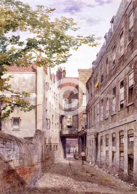 White Horse Inn, Fetter Lane, London, 1882. Artist: John Crowther