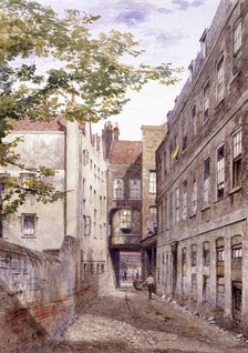 White Horse Inn, Fetter Lane, London, 1882. Artist: John Crowther