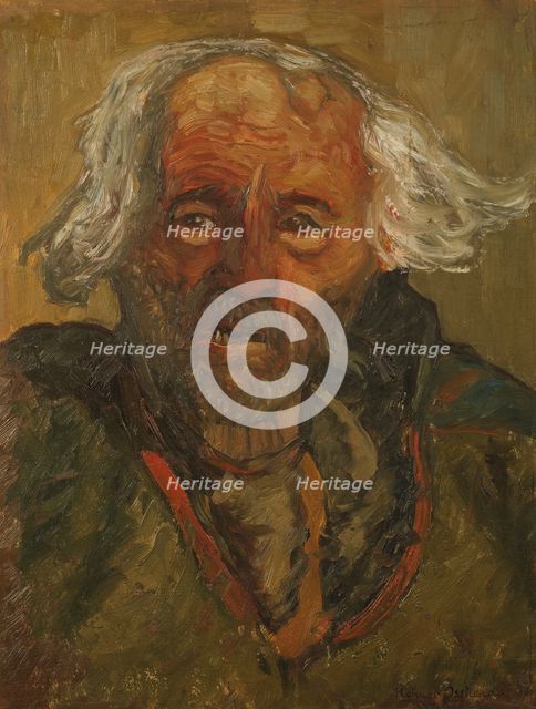 White-Haired Lapp, Kvikkjokk, c1900s. Creator: Helmer Osslund.