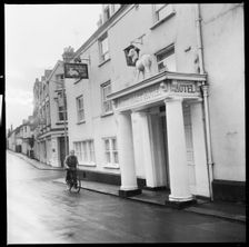 White Hart Hotel, The Square, Moretonhampstead, Devon, 1967. Creator: Eileen Deste