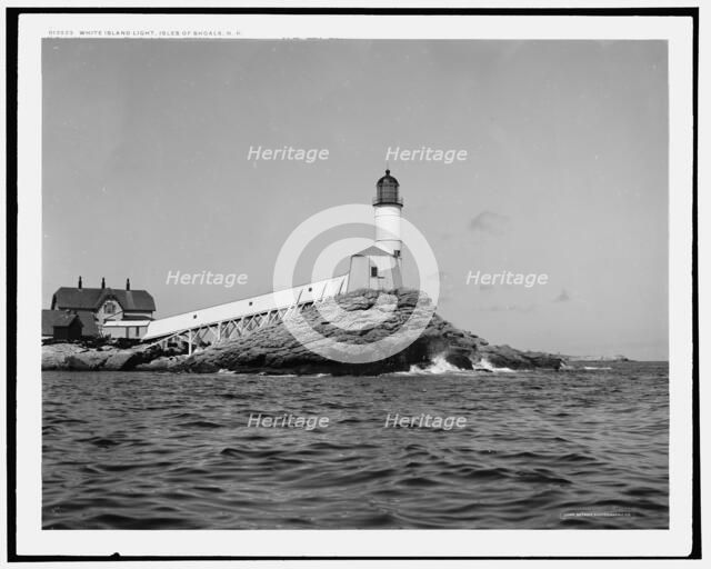 White Island Light, Isles of Shoals, N.H., c1901. Creator: Unknown.