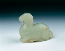 White jade broad-tailed sheep , Northern Song dynasty, China, 960-1127. Creator: Unknown
