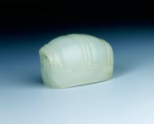 White jade chignon, Ming dynasty, China, 1368-1644. Creator: Unknown