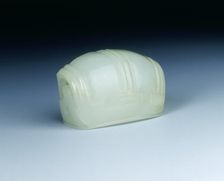 White jade chignon, Ming dynasty, China, 1368-1644