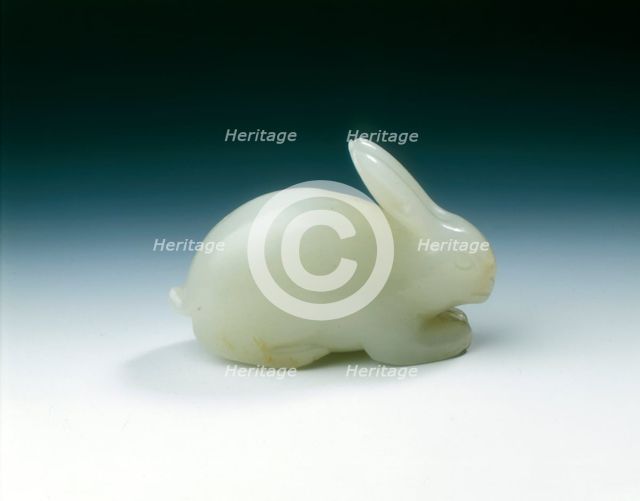 White jade hare, Song dynasty, China, 960-1279. Creator: Unknown.