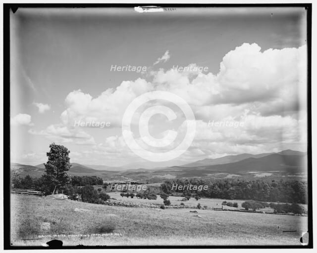 White Mountains from Sugar Hill, c1901. Creator: Unknown.