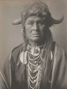 White Man Runs Him, 1908. Creator: Edward Sheriff Curtis