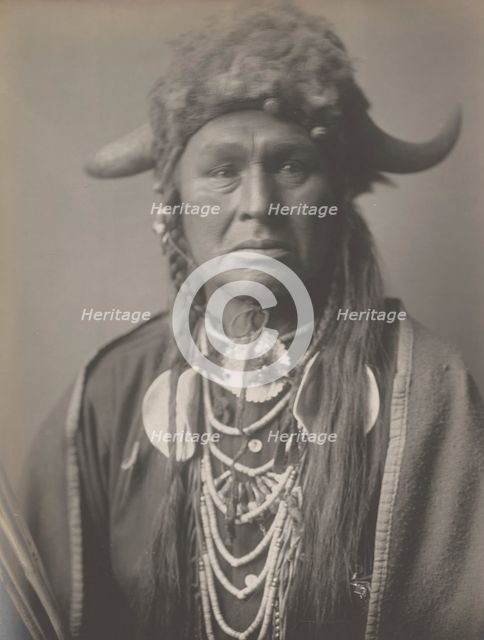 White Man Runs Him, 1908. Creator: Edward Sheriff Curtis.