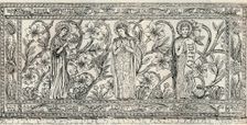 White Memorial Altar Cloth, Parish Church, Cheddleton c1891. Artist: Gerald Callcott Horsley
