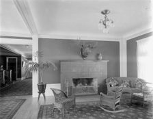 White Mts., N.H., Profile House, corner of the lobby, between 1900 and 1920. Creator: Unknown