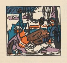 White Sound (Weisser Klang). From Klänge (Sounds) , 1913. Creator: Kandinsky, Wassily Vasilyevich (1866-1944)