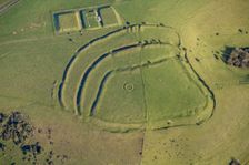White Sheet Castle, a multivallate hillfort earthwork, bowl barrow earthwork and covered..., 2023 Creator: Damian Grady