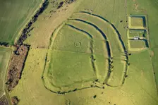 White Sheet Castle, a multivallate hillfort earthwork, bowl barrow earthwork and covered..., 2023 Creator: Damian Grady