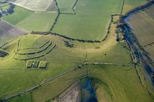 White Sheet Castle, a multivallate hillfort earthwork, causewayed enclosure earthwork..., 2023. Creator: Damian Grady