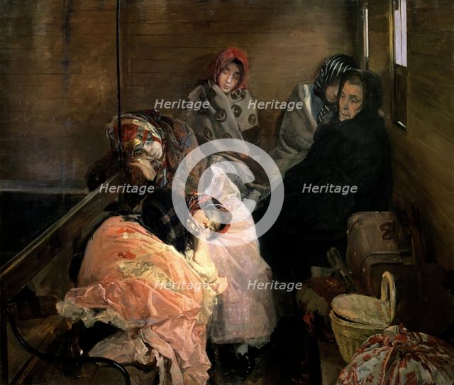  'White slave trade', Joaquín Sorolla Oil.