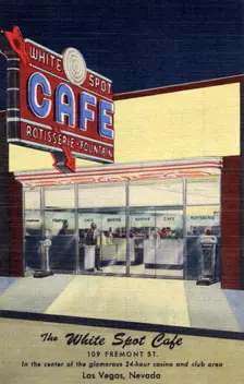 White Spot Cafe, Las Vegas, Nevada, USA, 1950