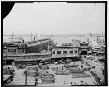 White Star Line piers, New York, c1905. Creator: Unknown